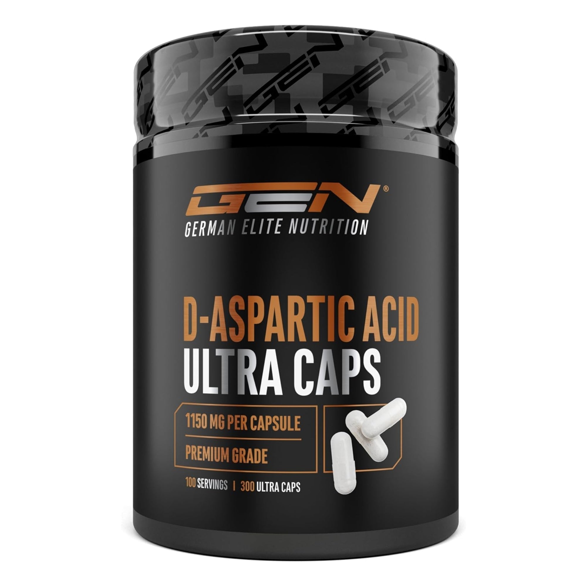 Acide D-aspartique | 300 gélules | German Elite Nutrition