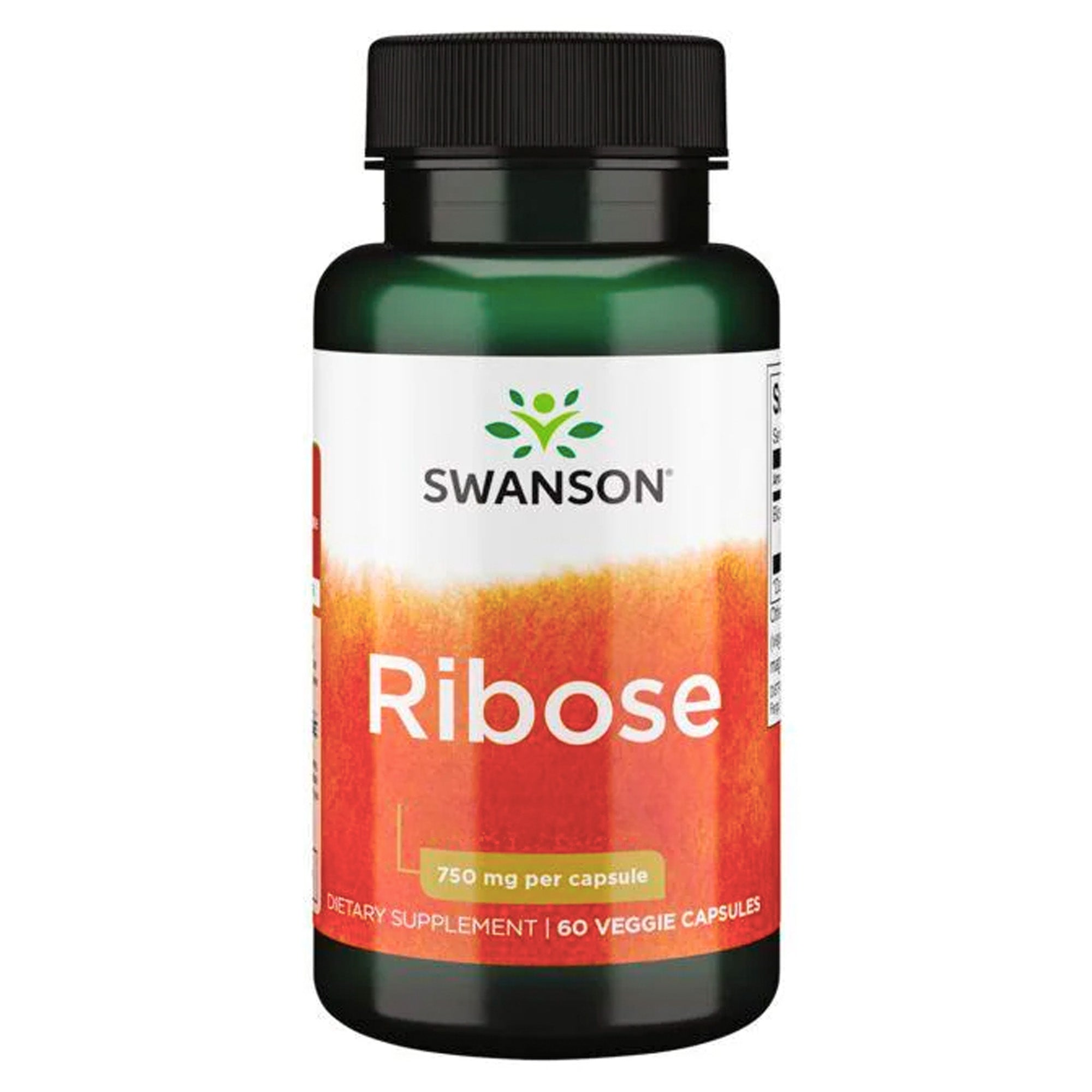 Swanson D-Ribose 750 mg 60 gélules - complément alimentaire