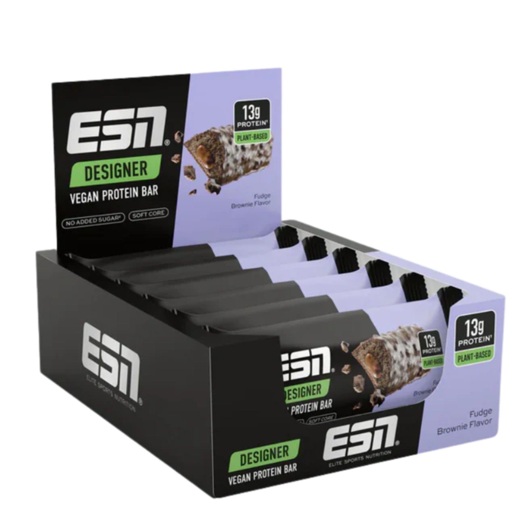 Designer Vegan Protein Bar | 12 x 55 g | ESN