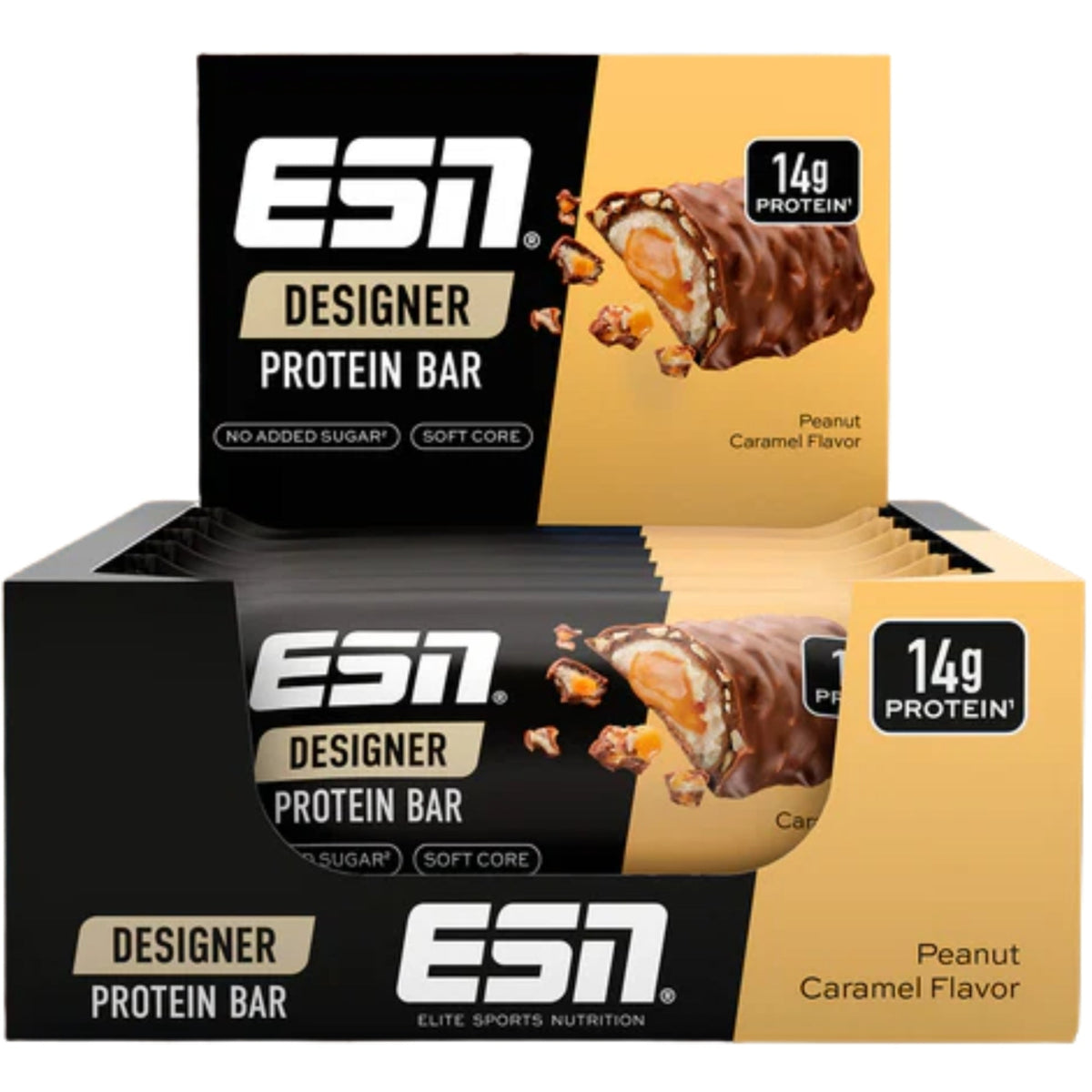 Designer Protéine Bar Peanut Caramel | 12 x 45 g | ESN