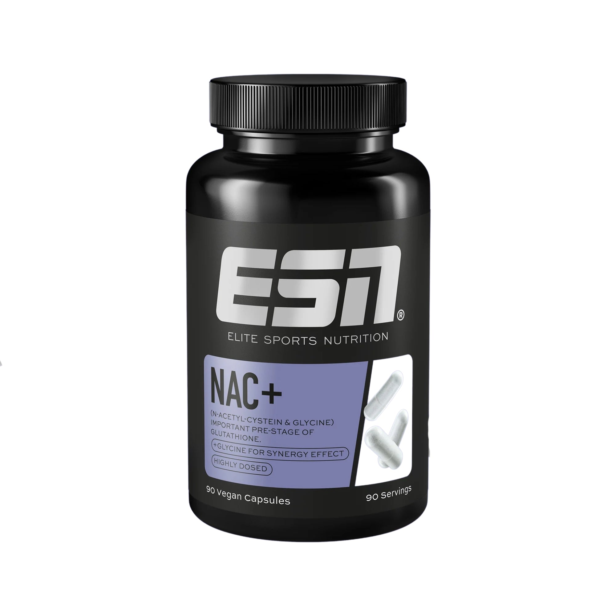 NAC+ (N-Acetyl-L-Cystéine + L-Glycine) | 90 gélules | ESN