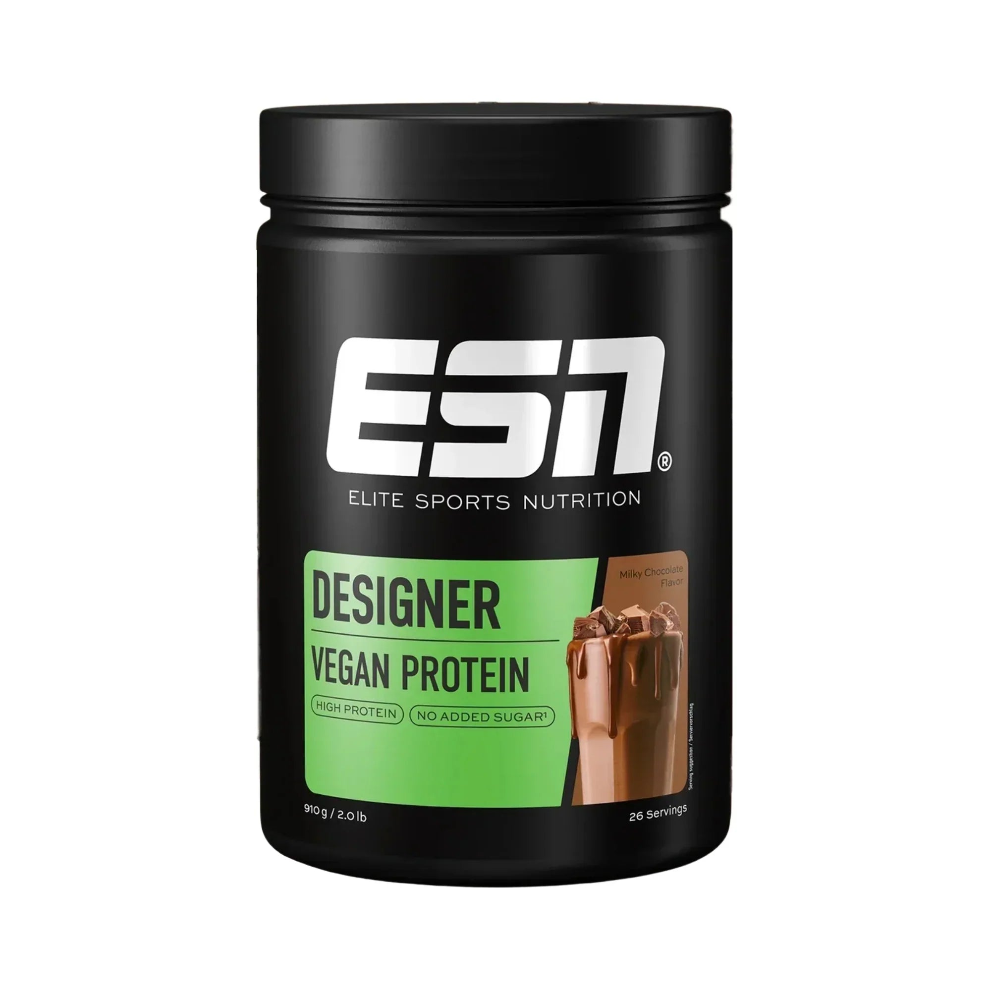 Vegan Designer Protein 2.0 Milky Chocolate | 900 g | ESN