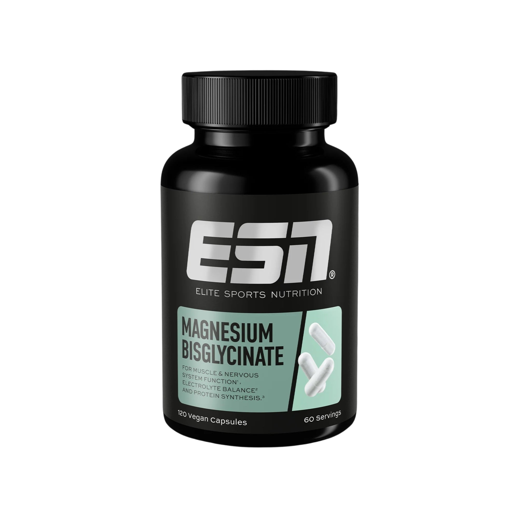 Magnésium Bisglycinate | 120 gélules | ESN