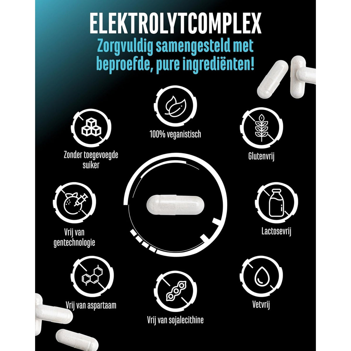 Complexe Électrolytes Plus | 300 Gélules | German Elite Nutrition