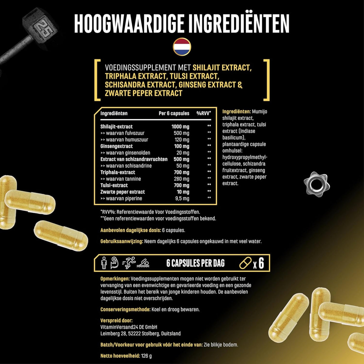 Shilajit Complex de German Elite Nutrition