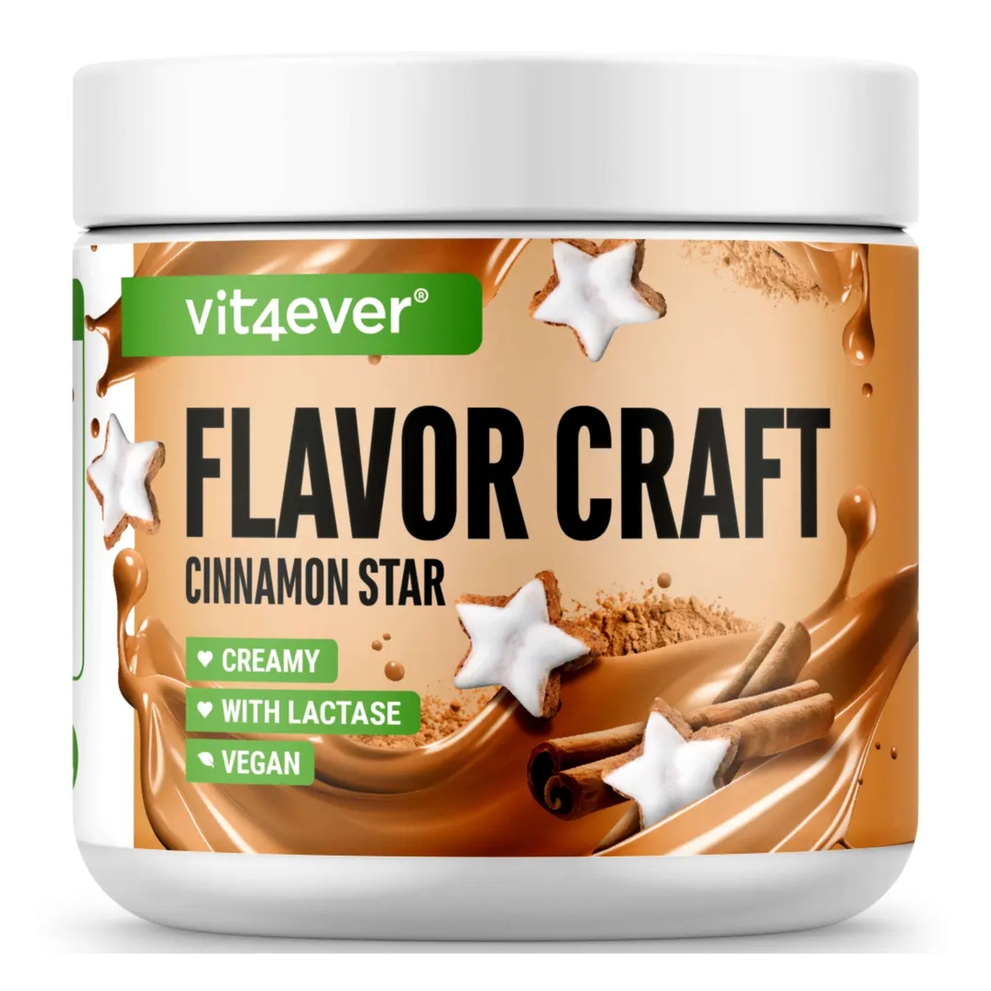 Vit4ever Flavor Craft poudre aromatisée étoile à la cannelle 250g | acheter aux Pays-Bas et en Belgique