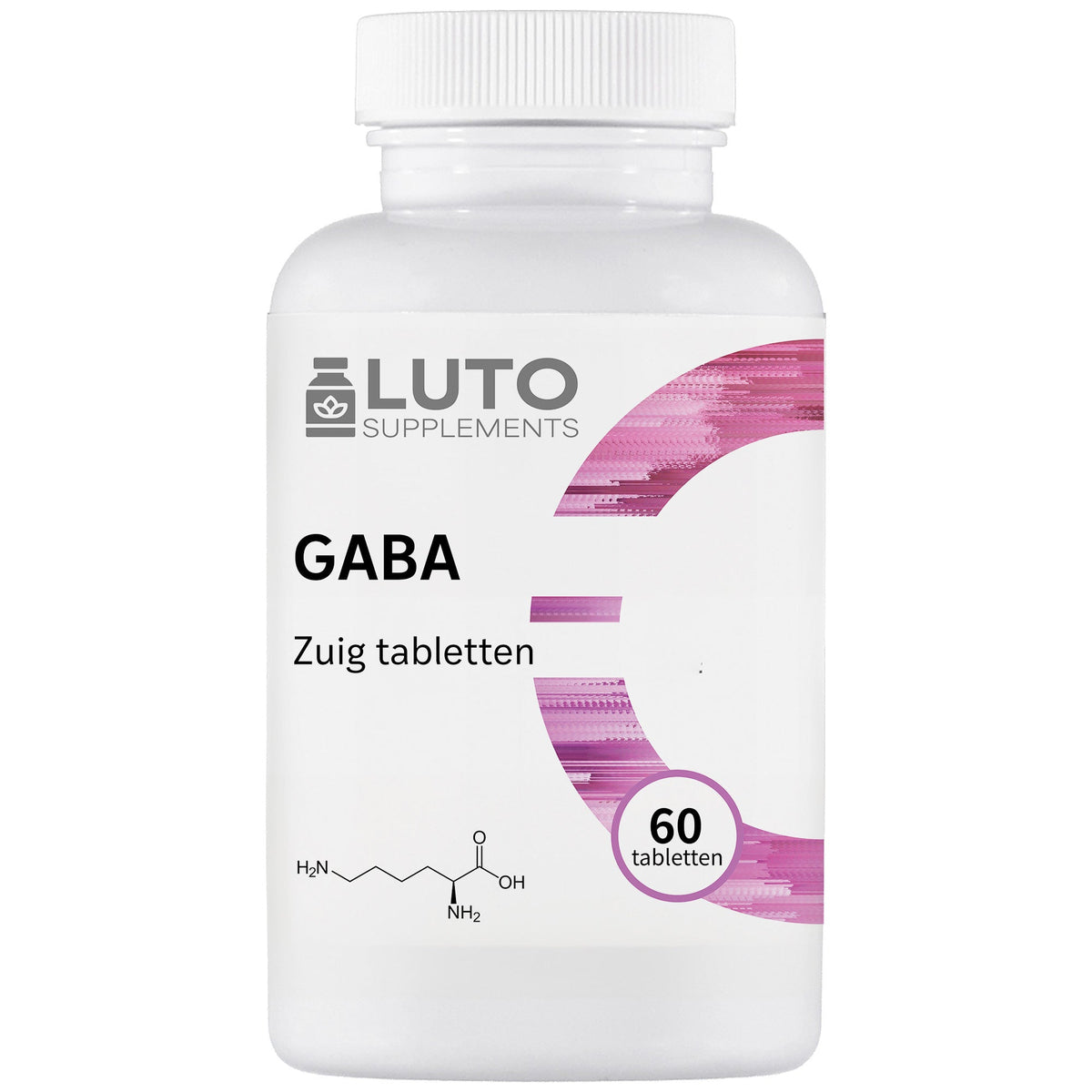 LUTO Supplements GABA 700mg avec L-théanine 60 comprimés à sucer mangue fruit de la passion et citron | acheter en France et en Belgique