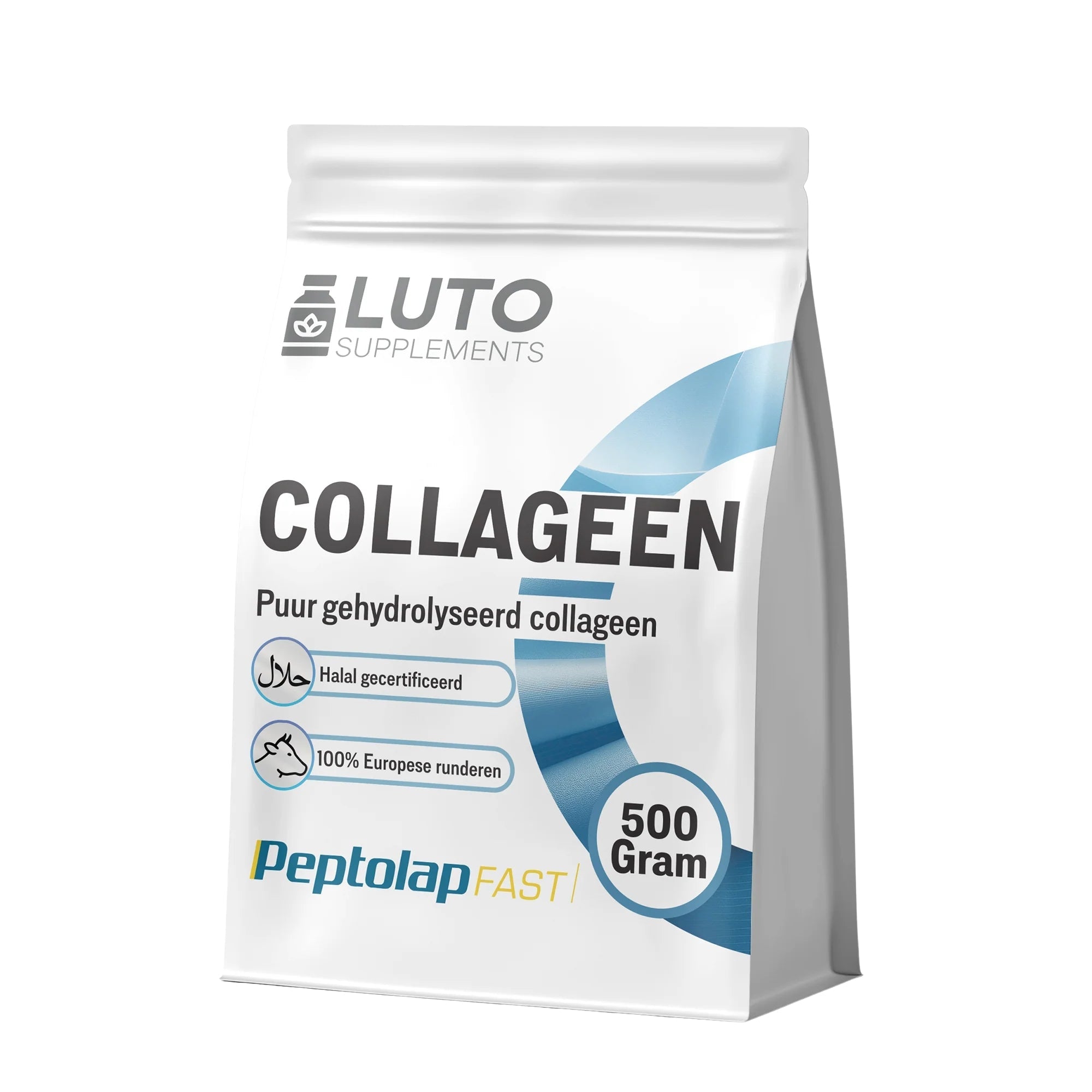 LUTO Peptolap Fast Collagène sachet de 500 grammes - poudre de collagène hydrolysé pur halal | acheter en France
