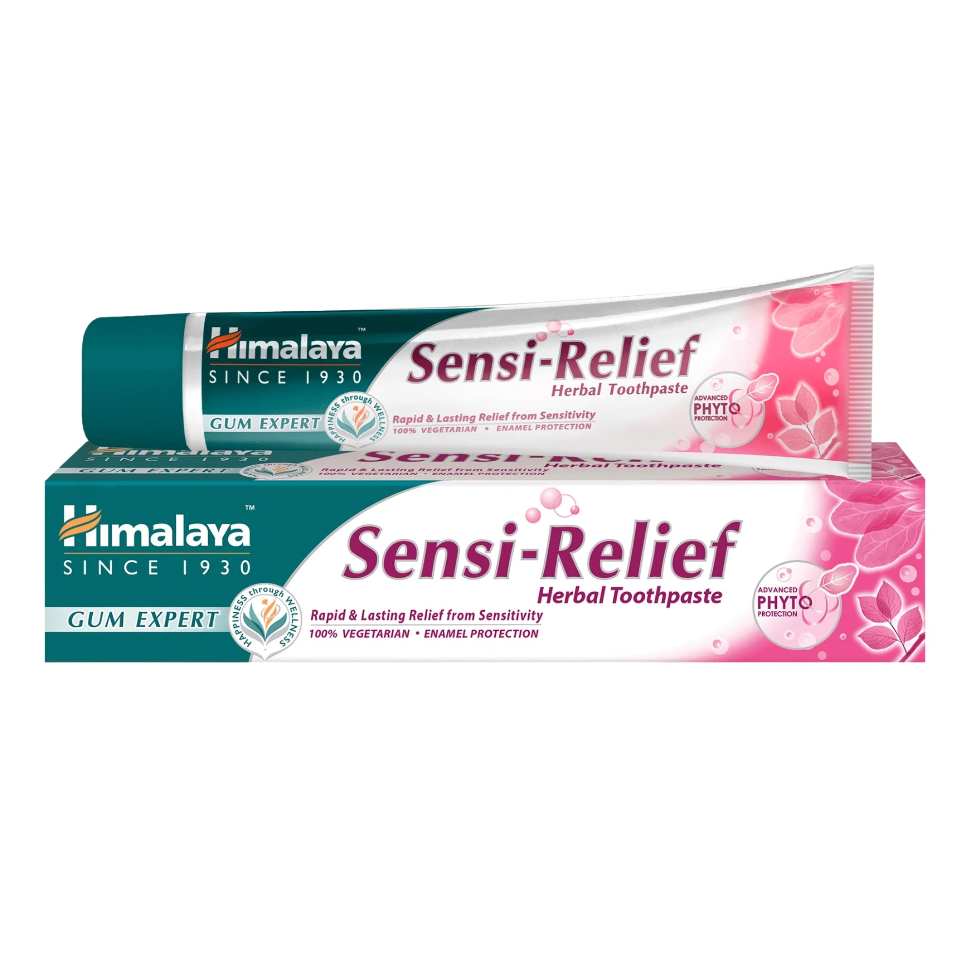 Himalaya Gum Expert Dentifrice Sensi Relief 75 ml - dentifrice ayurvédique aux herbes pour dents sensibles avec miswak