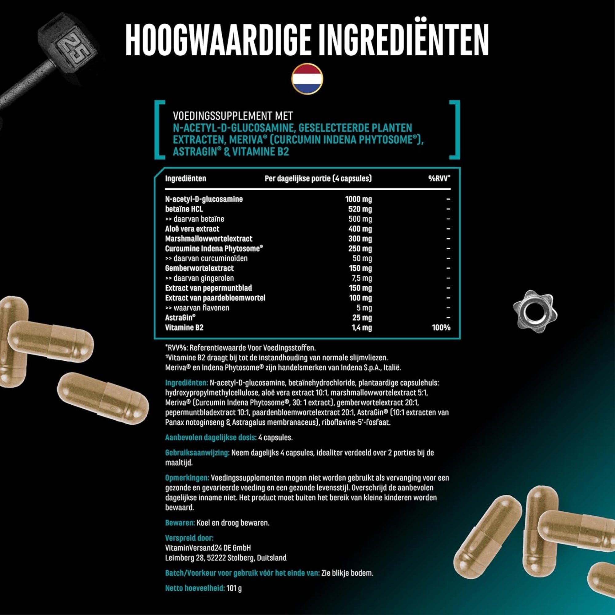 Gut Control (Équilibre Intestinal) | 120 gélules | German Elite Nutrition