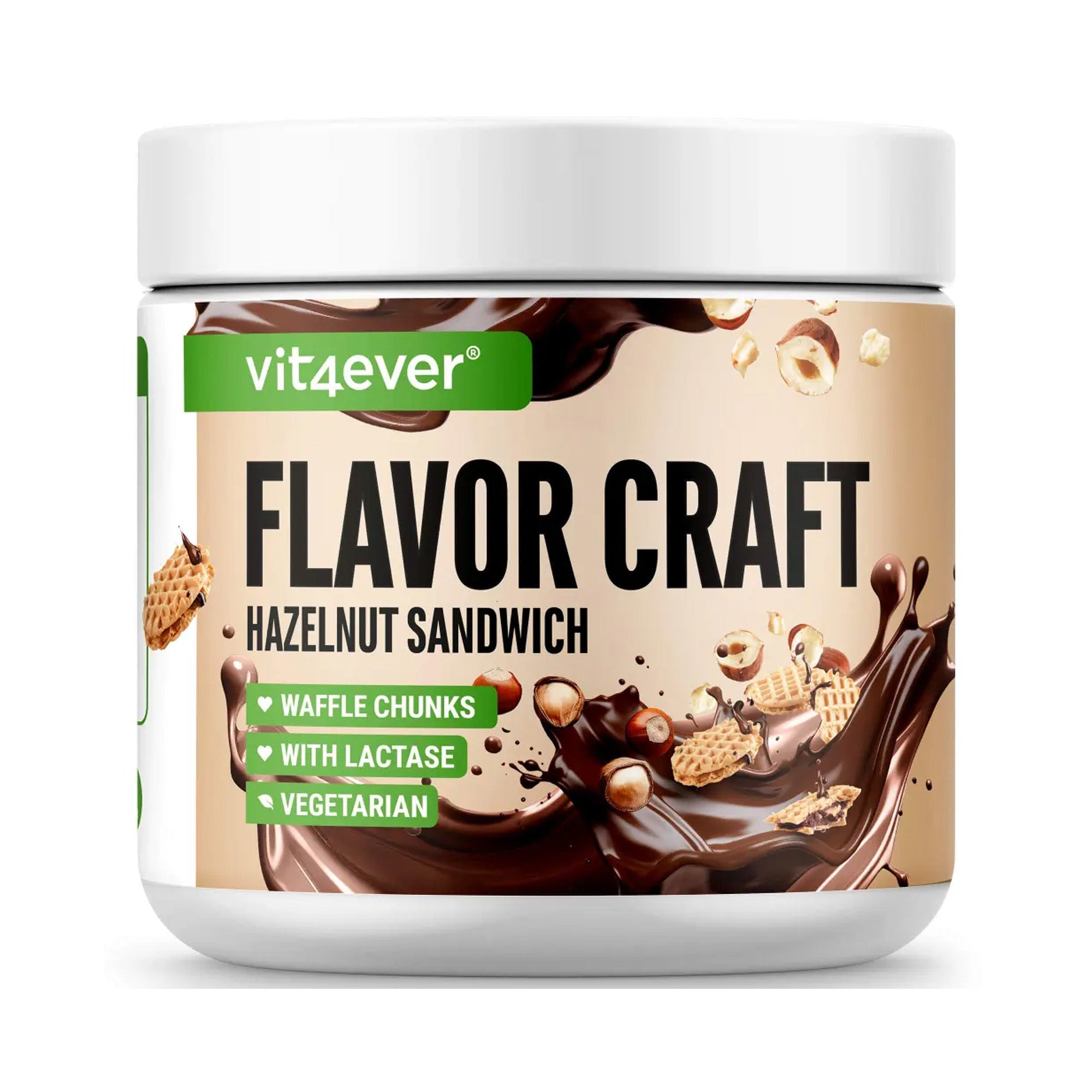 Vit4ever Flavor Craft poudre aromatisée sandwich noisette 250g | acheter aux Pays-Bas et en Belgique