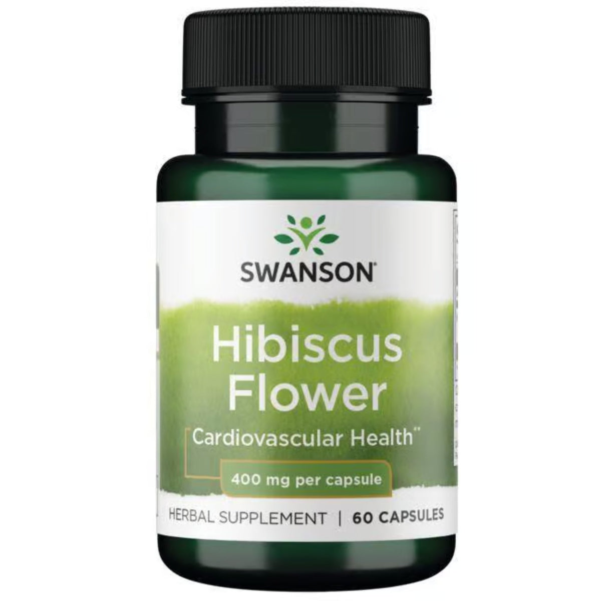 Swanson Fleur d'hibiscus 400 mg 60 gélules - complément alimentaire