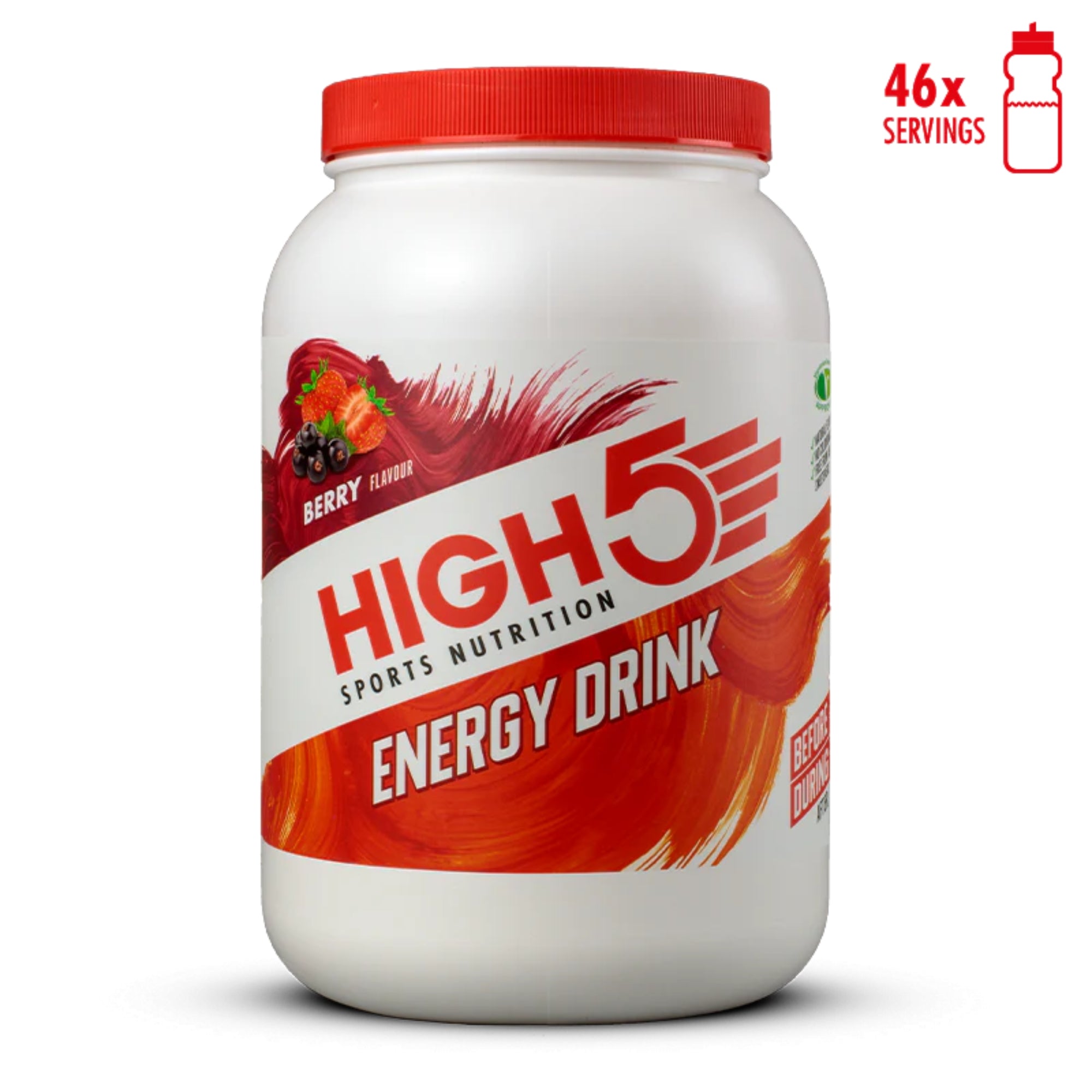 HIGH5 Energy Drink Berry | poudre glucides-électrolytes