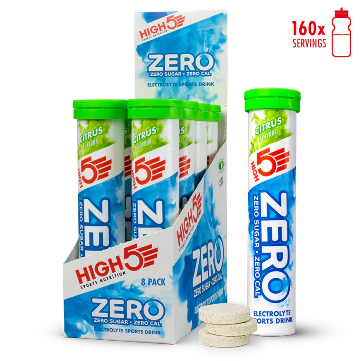 HIGH5 ZERO Citrus comprimés effervescents d'électrolytes