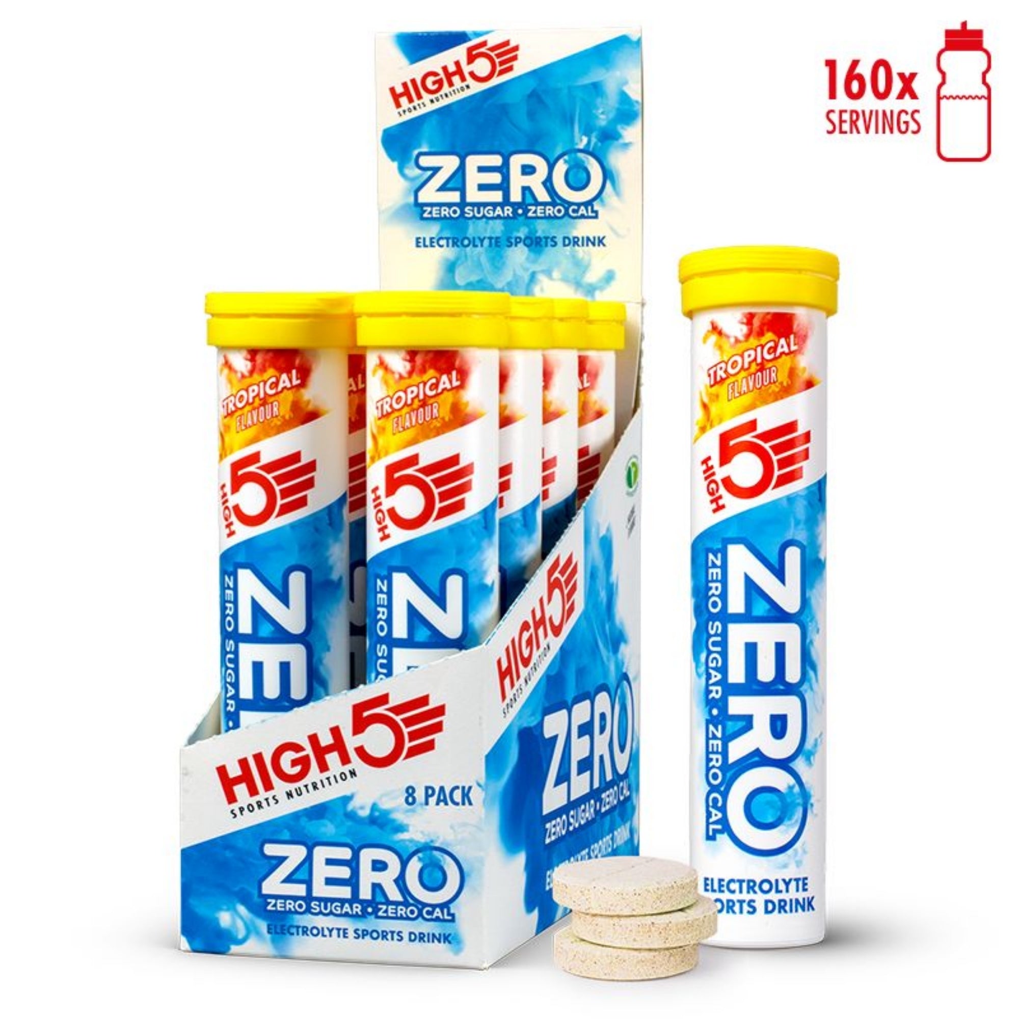 HIGH5 ZERO Tropical | comprimés effervescents d'électrolytes