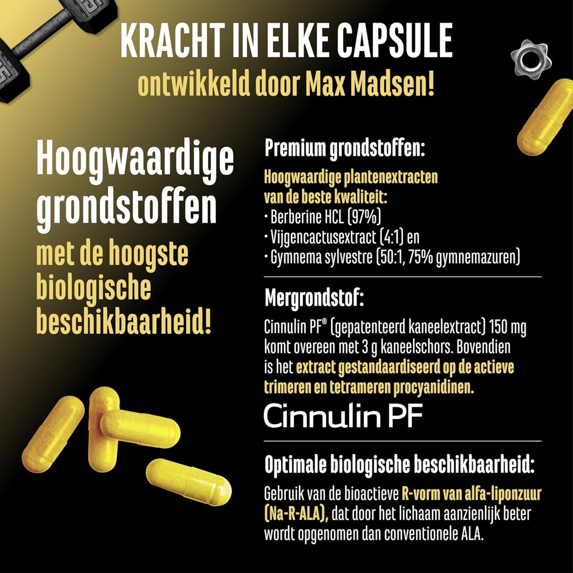 Invictus GDA (Formule Glucose) | 120 gélules | German Elite Nutrition