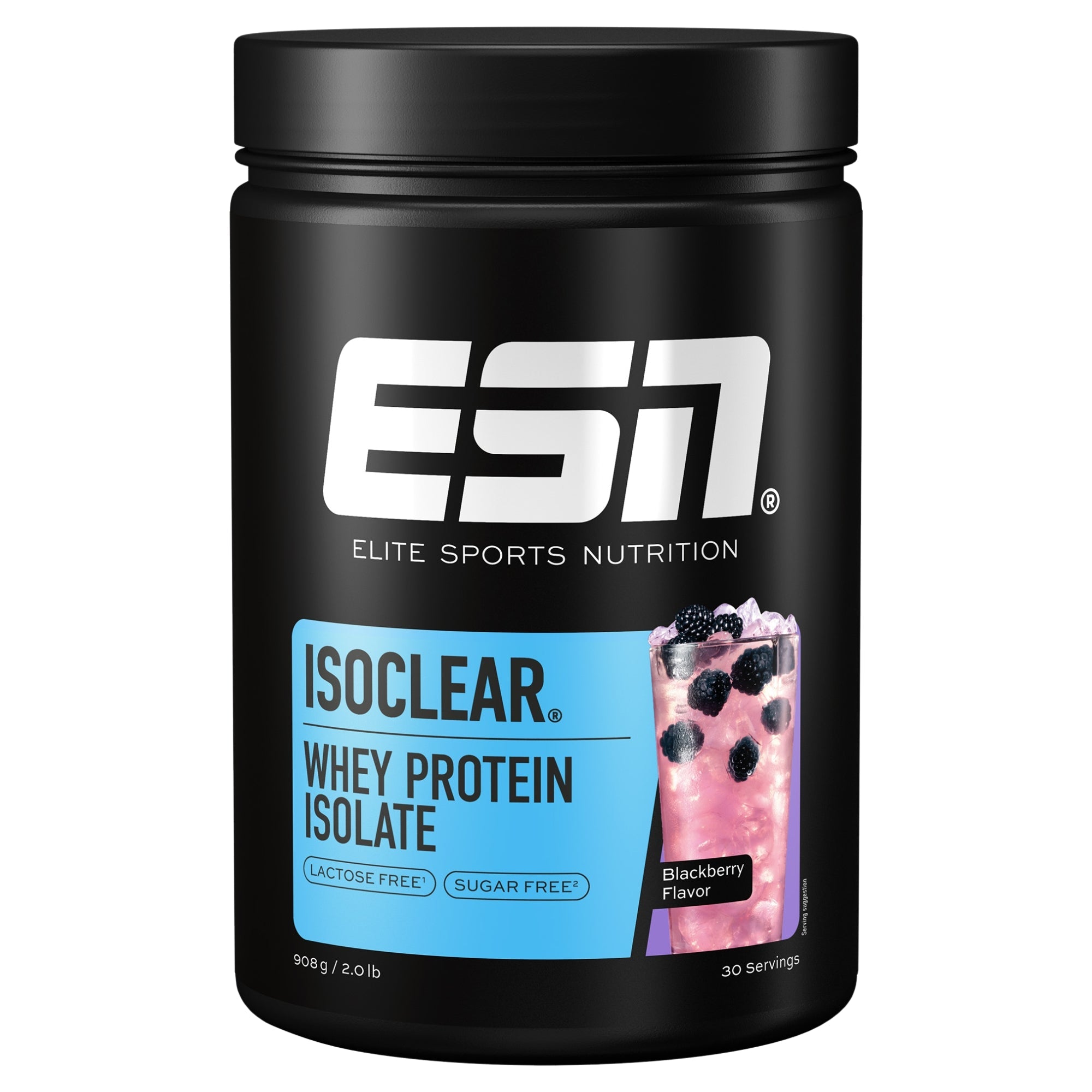 Isoclear Blackberry | Limonade protéinée au whey isolate | ESN