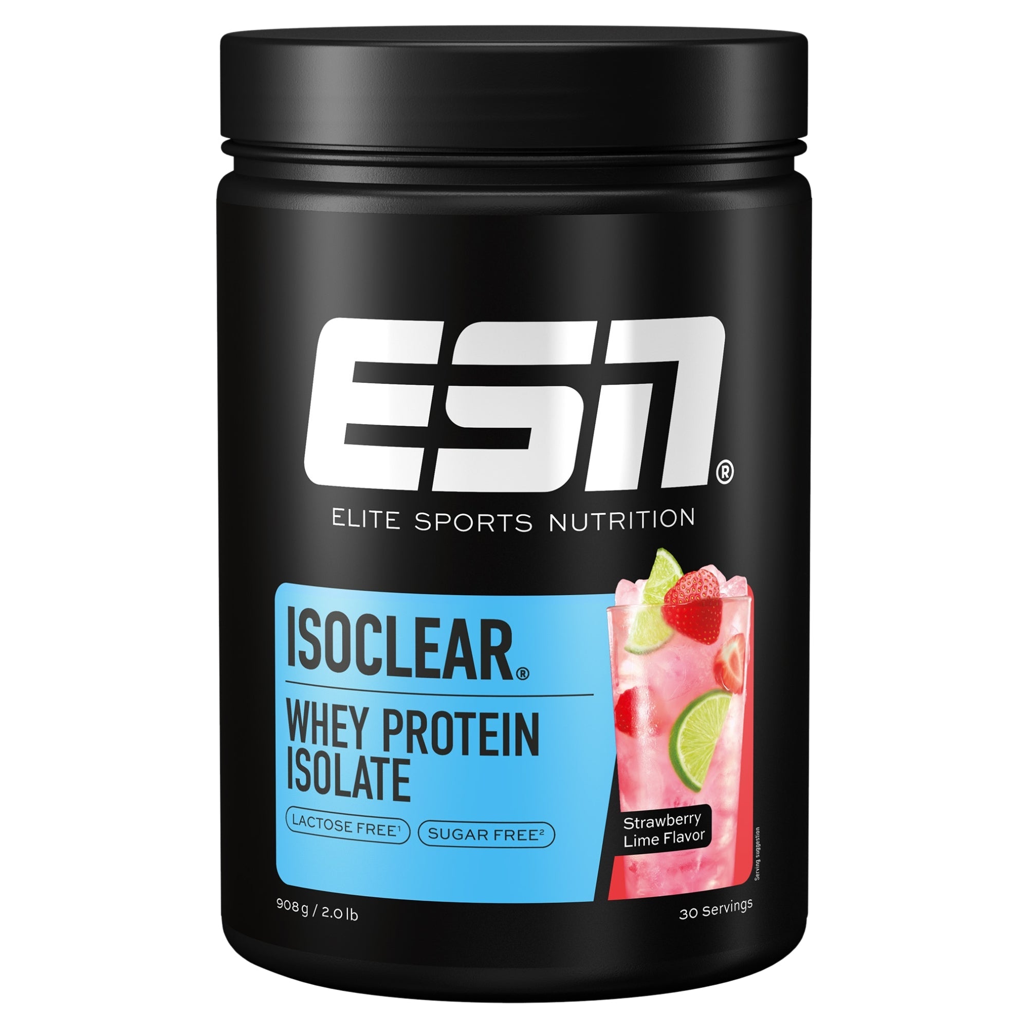 Isoclear Strawberry Lime | Limonade protéinée au whey isolate | ESN