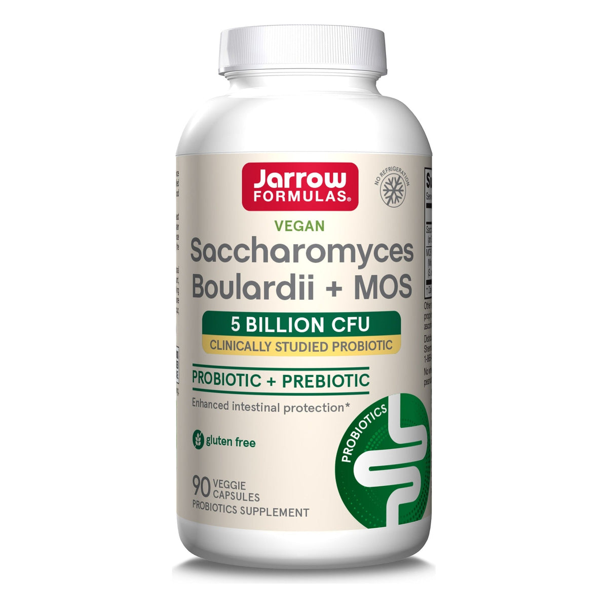 Saccharomyces Boulardii + MOS 5 Milliards UFC - 90 Gélules - Jarrow Formulas