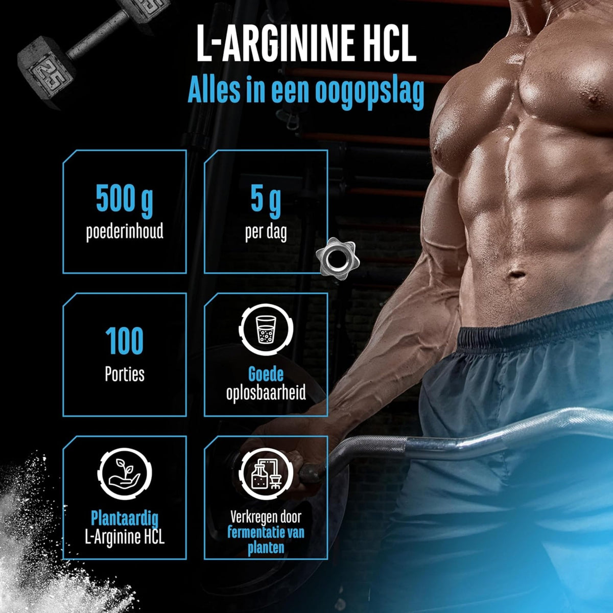 L-arginine HCL poudre composition GEN