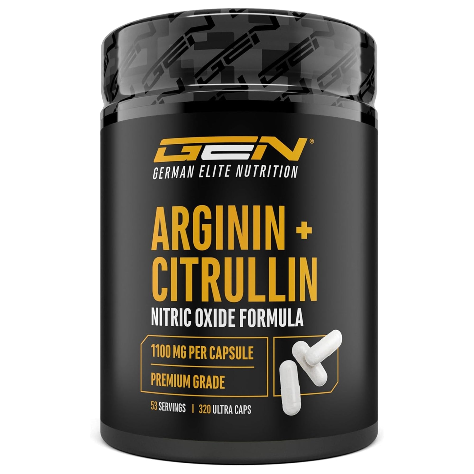 L-arginine et L-citrulline gélules GEN