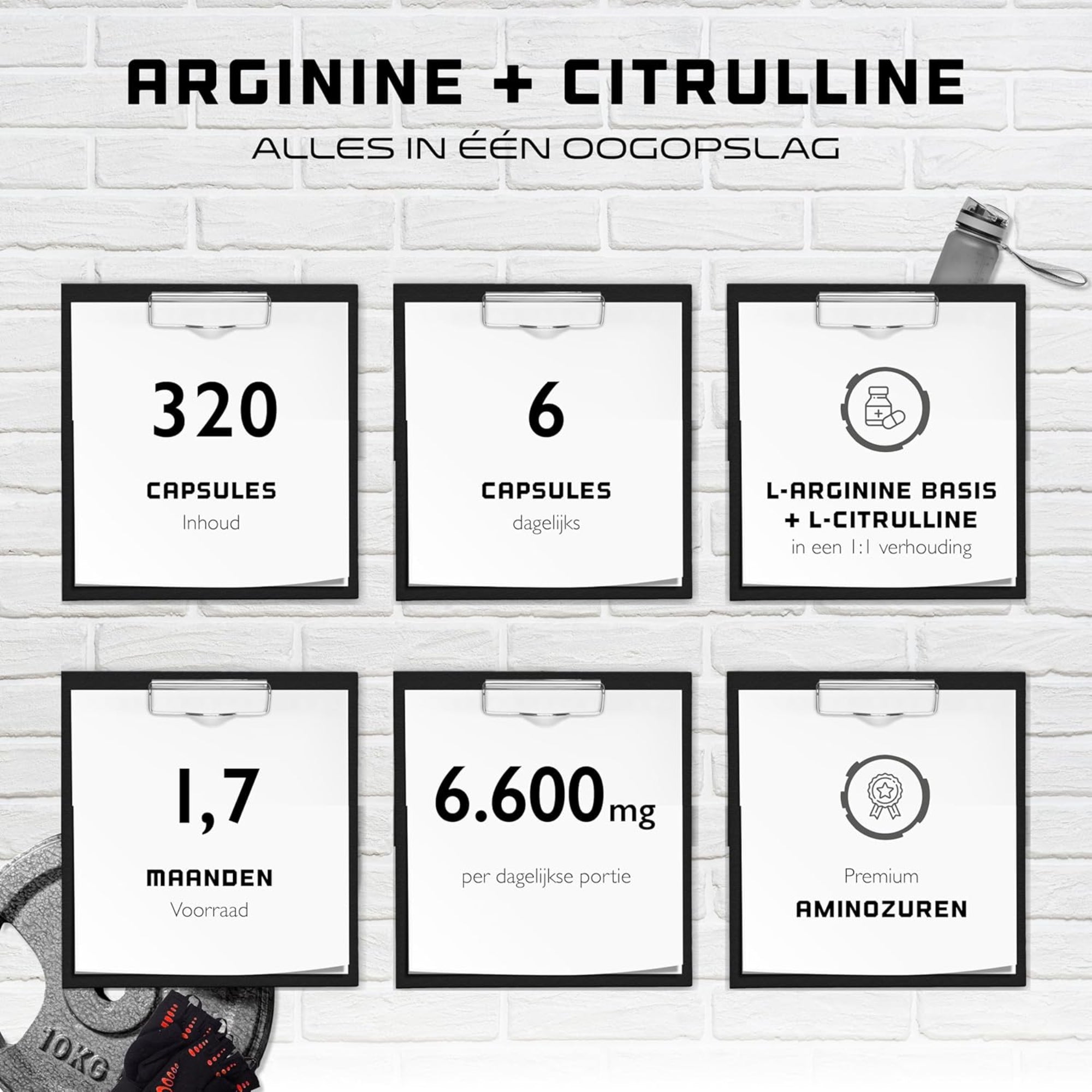 L-arginine et L-citrulline composition GEN