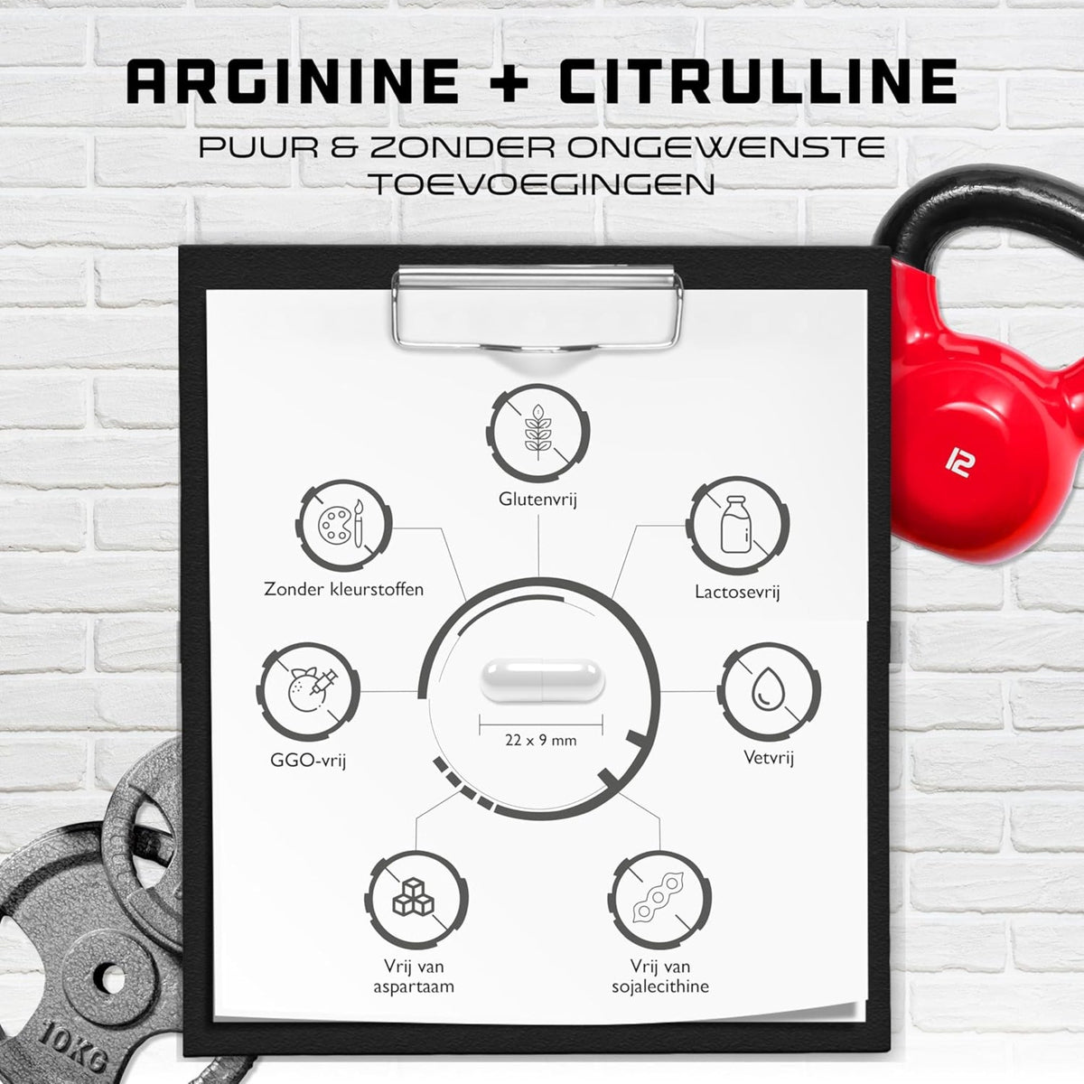 L-arginine et L-citrulline proportion 1:1 GEN