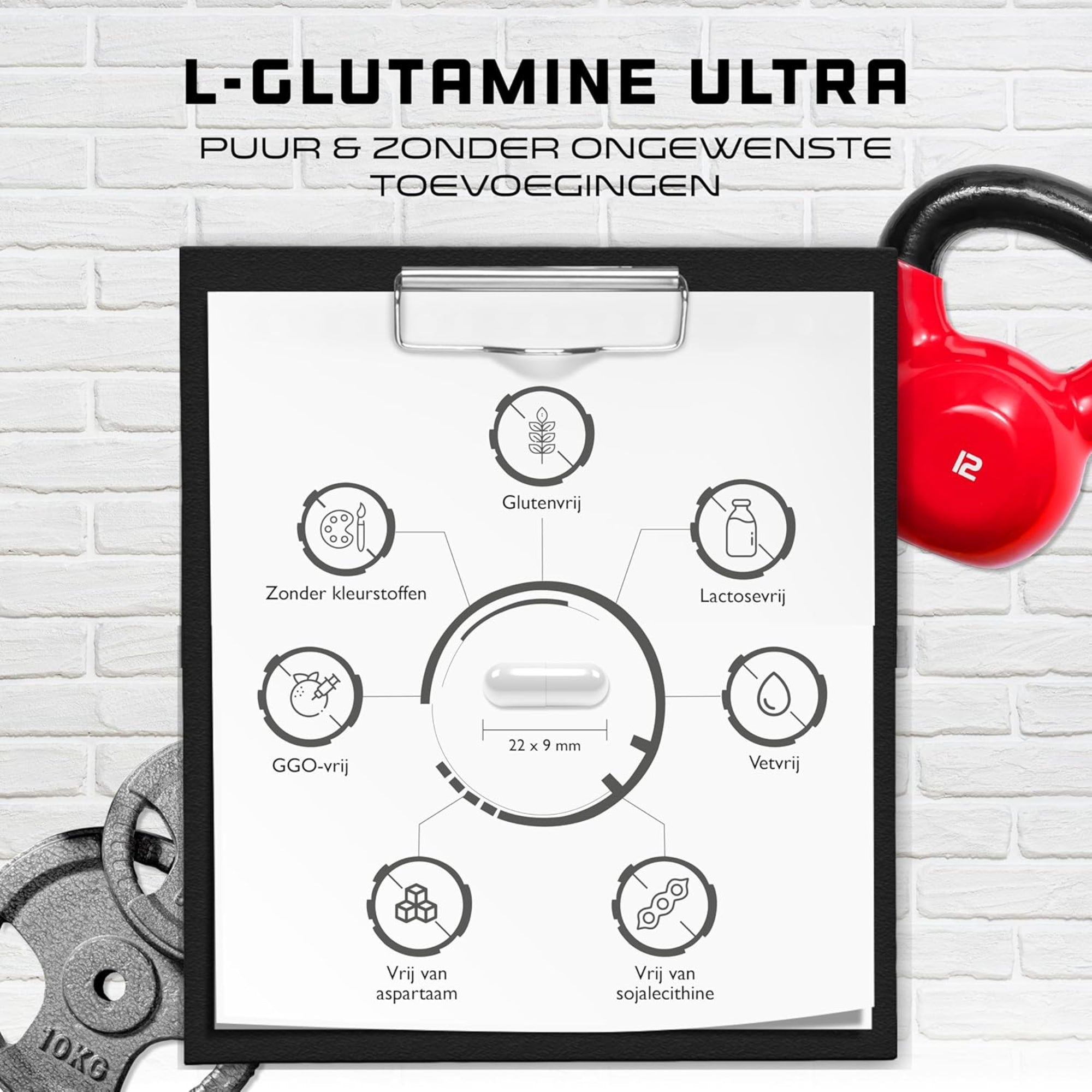 L-glutamine ultra gélules sans OGM GEN