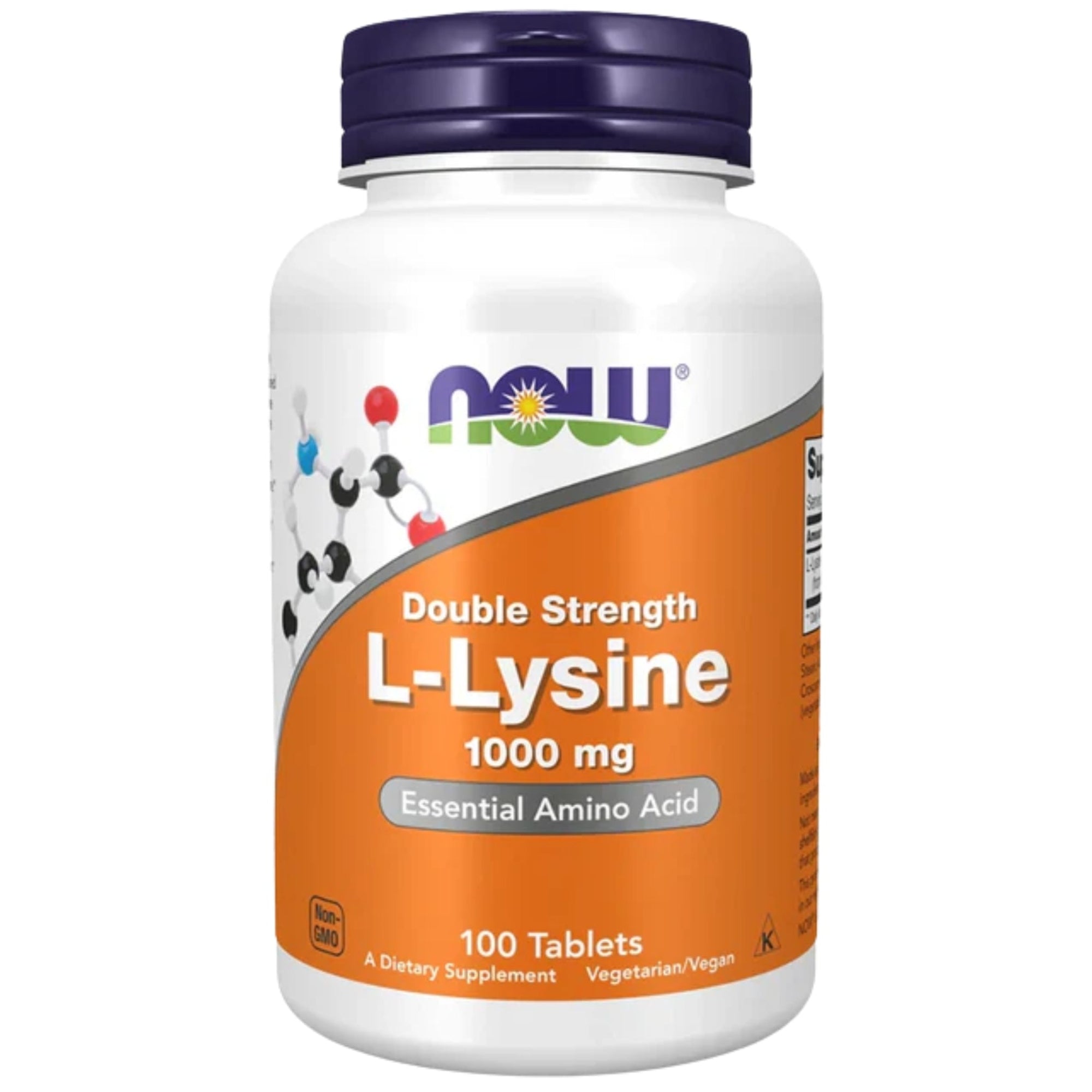 L-Lysine 1000 mg | 100 comprimés | NOW Foods