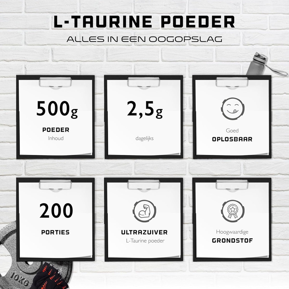 L-taurine poudre GEN composition
