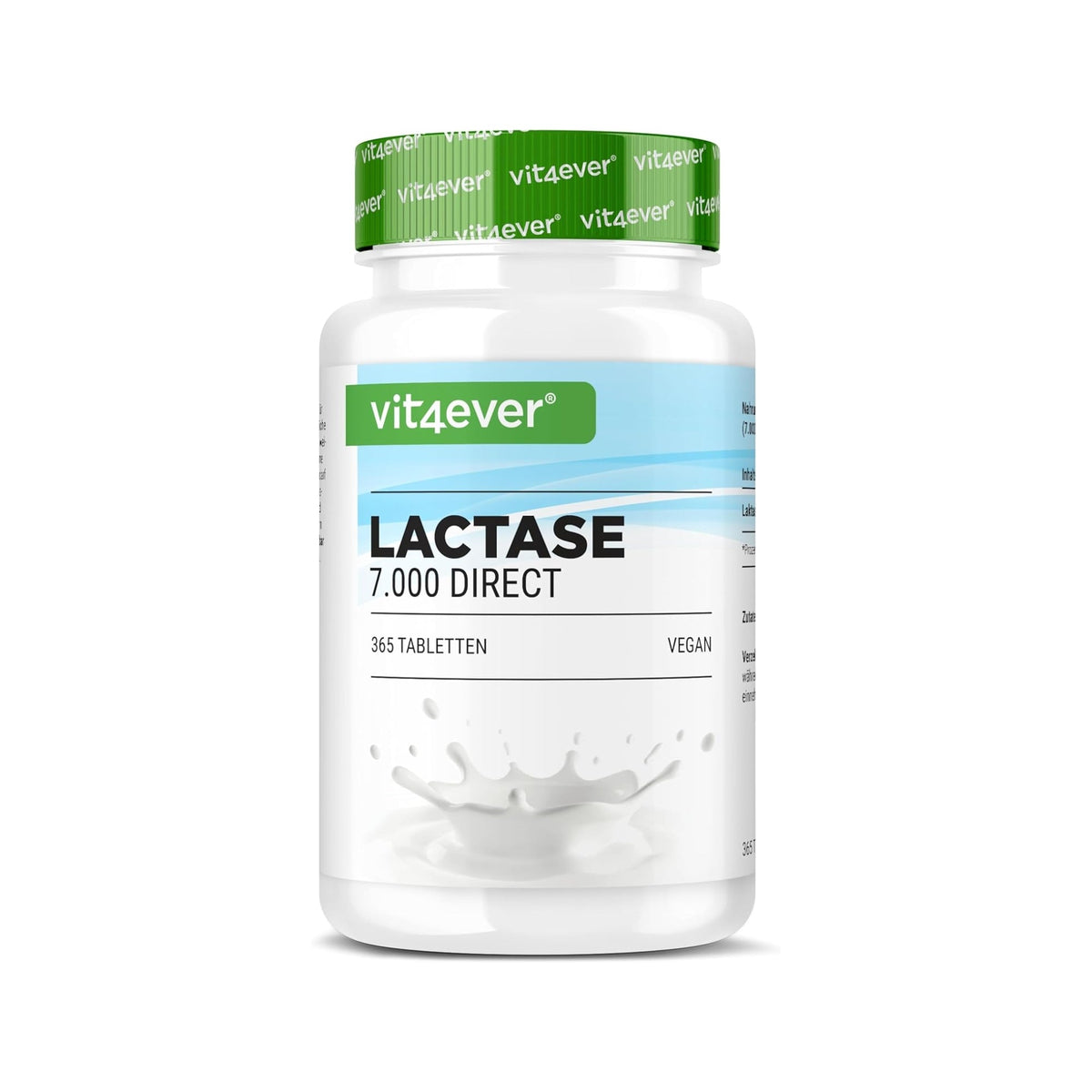 Vit4ever Lactase 7 000 FCC 365 comprimés - complément alimentaire | acheter en France
