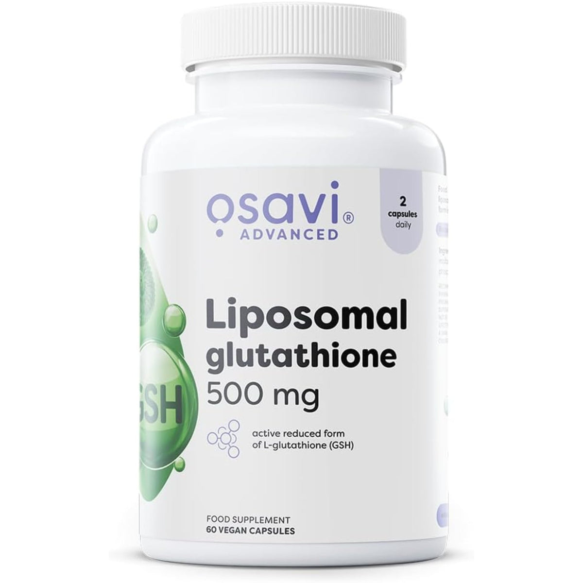 Osavi Glutathion Liposomal 500mg - complément d'acide aminé en gélules, forme GSH réduite | acheter en France