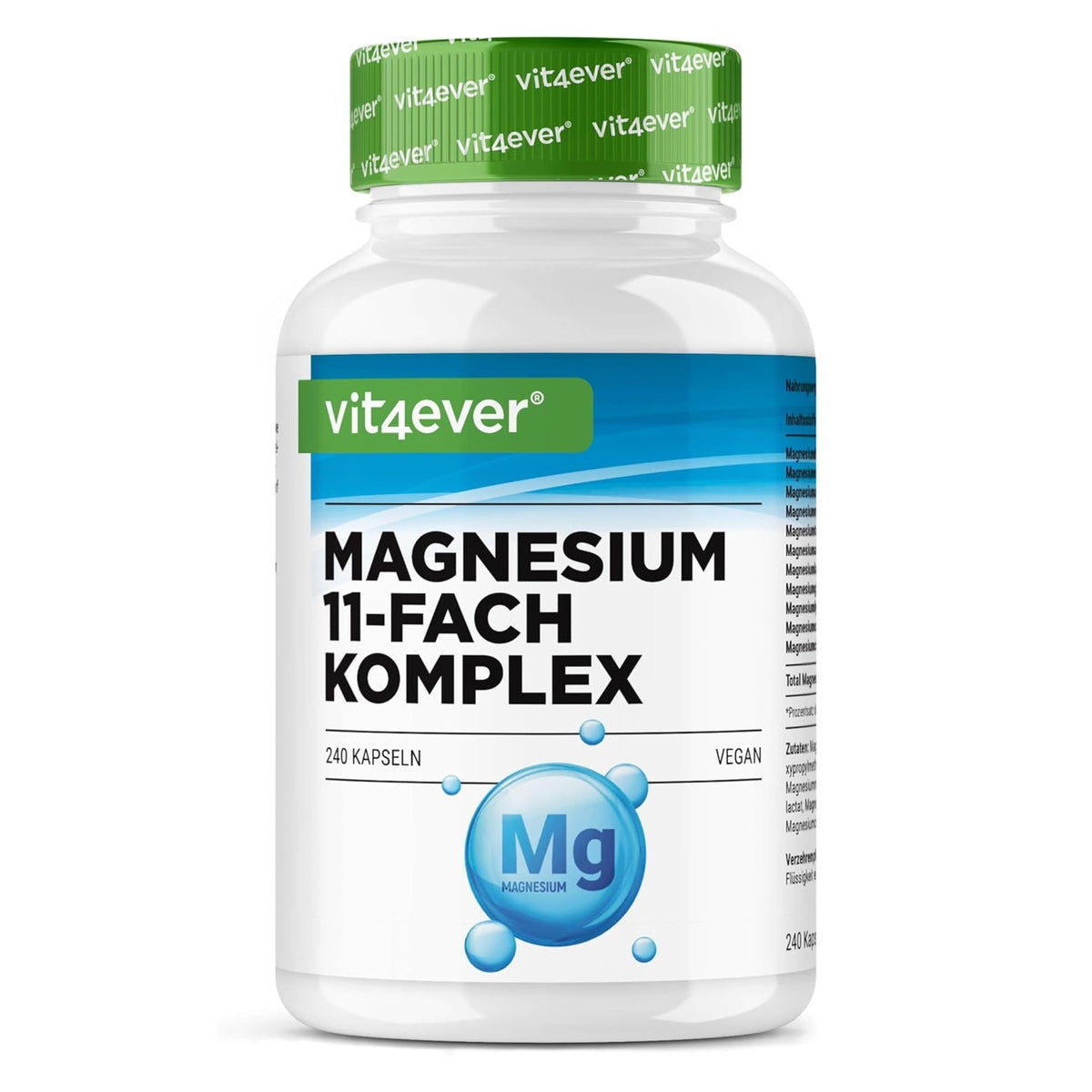 Vit4ever Magnésium Complexe 11 Formes 240 gélules - complément minéral | acheter en France