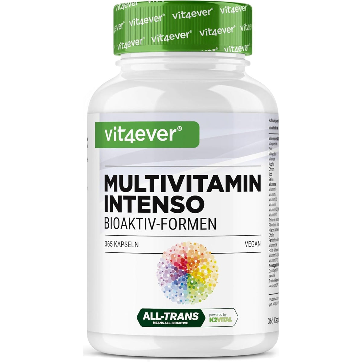 Vit4ever Multivitamines Intenso 365 gélules - complément alimentaire | acheter en France
