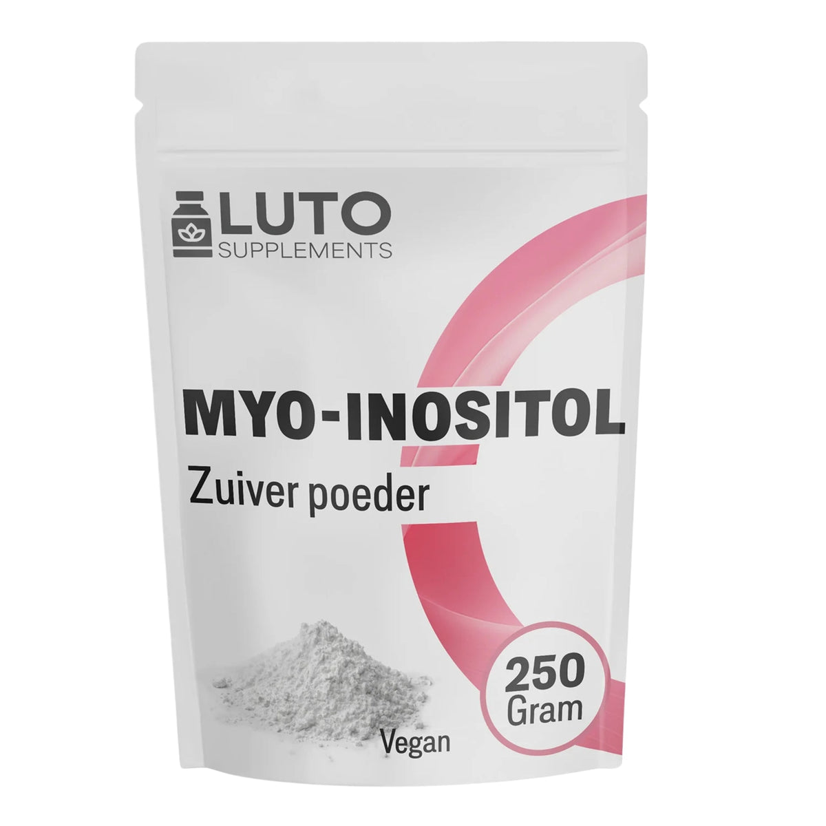 Poudre de myo-inositol 250 grammes de LUTO Supplements, poudre d'inositol pure sans additifs