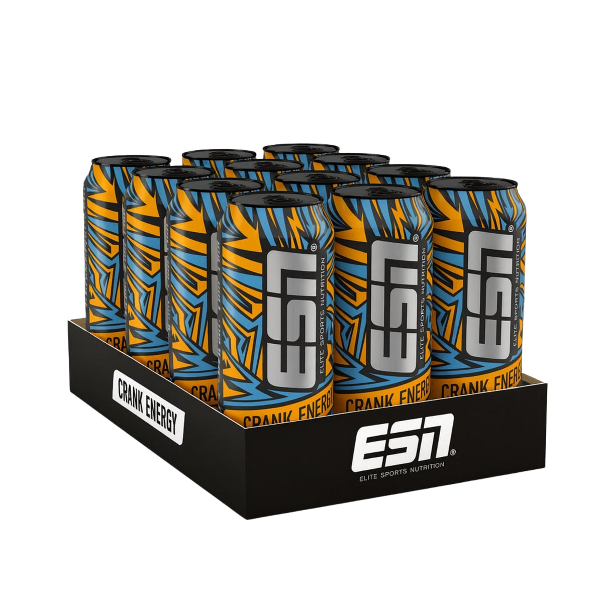 Crank Energy | Boisson énergisante | 12 x 500 ml | ESN