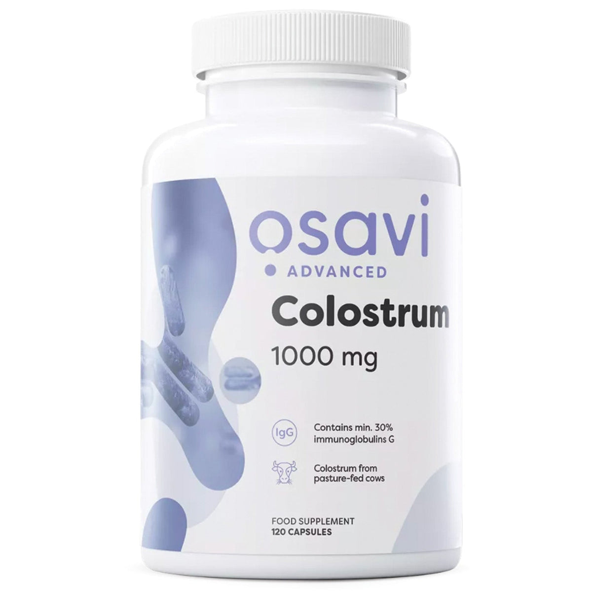 Osavi Colostrum 1000mg à 30% d'IgG - 120 gélules complément de colostrum bovin | acheter en France