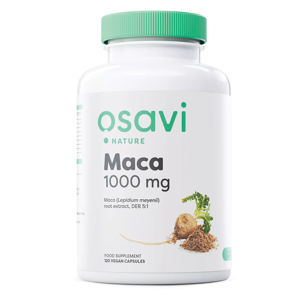 Osavi Maca 1000mg extrait 5:1 (Lepidium meyenii) - 120 gélules véganes complément à base de plantes | acheter en France