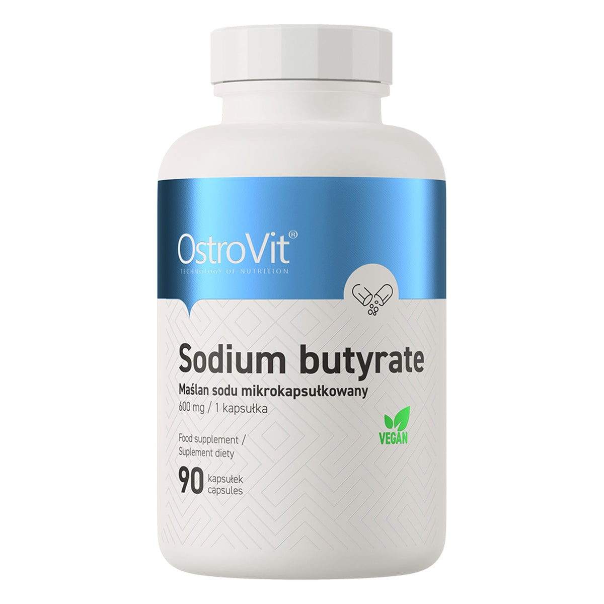 Sodium Butyrate 600mg - 90 Gélules - OstroVit