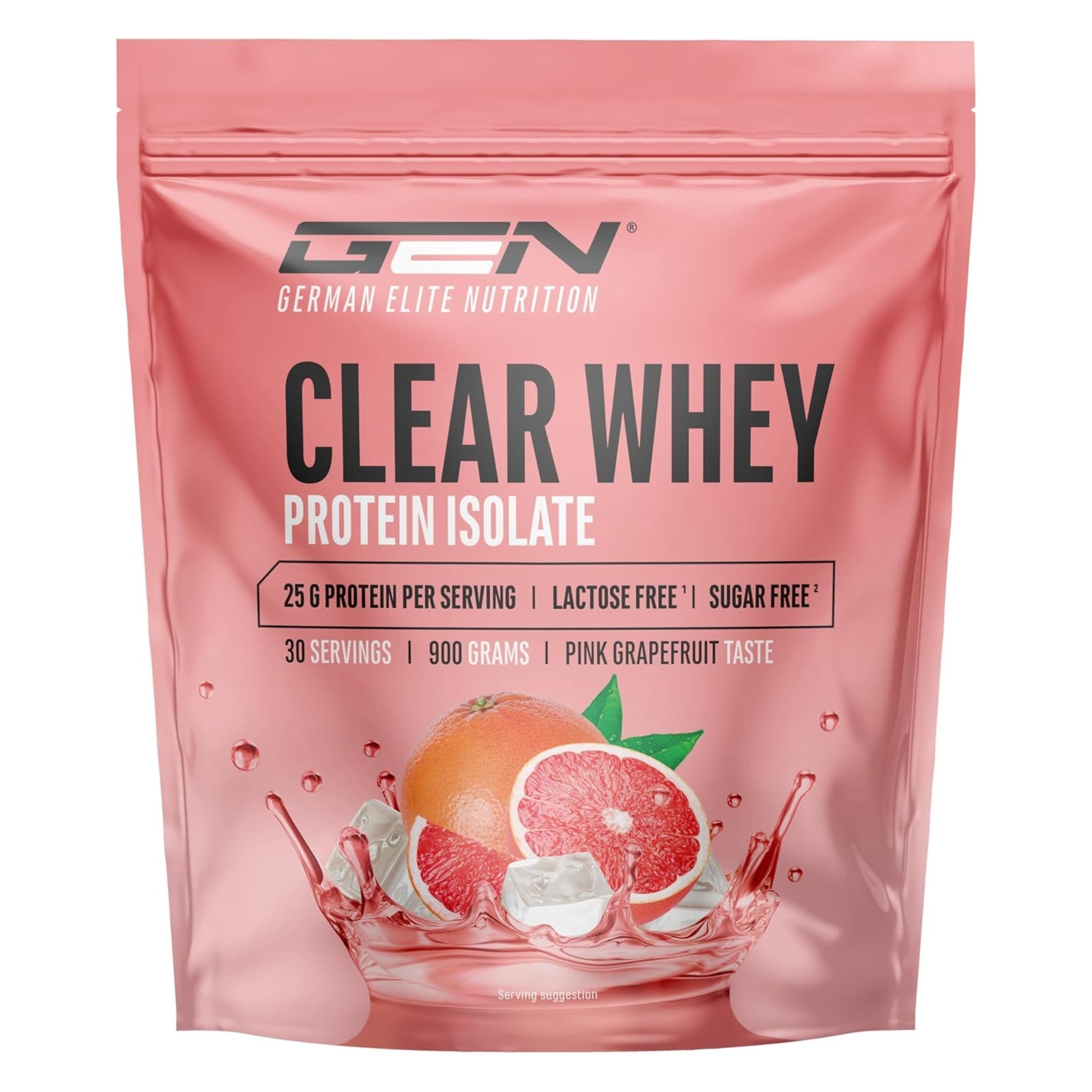 Clear Whey Protein Isolate 900g Pamplemousse Rose - German Elite Nutrition