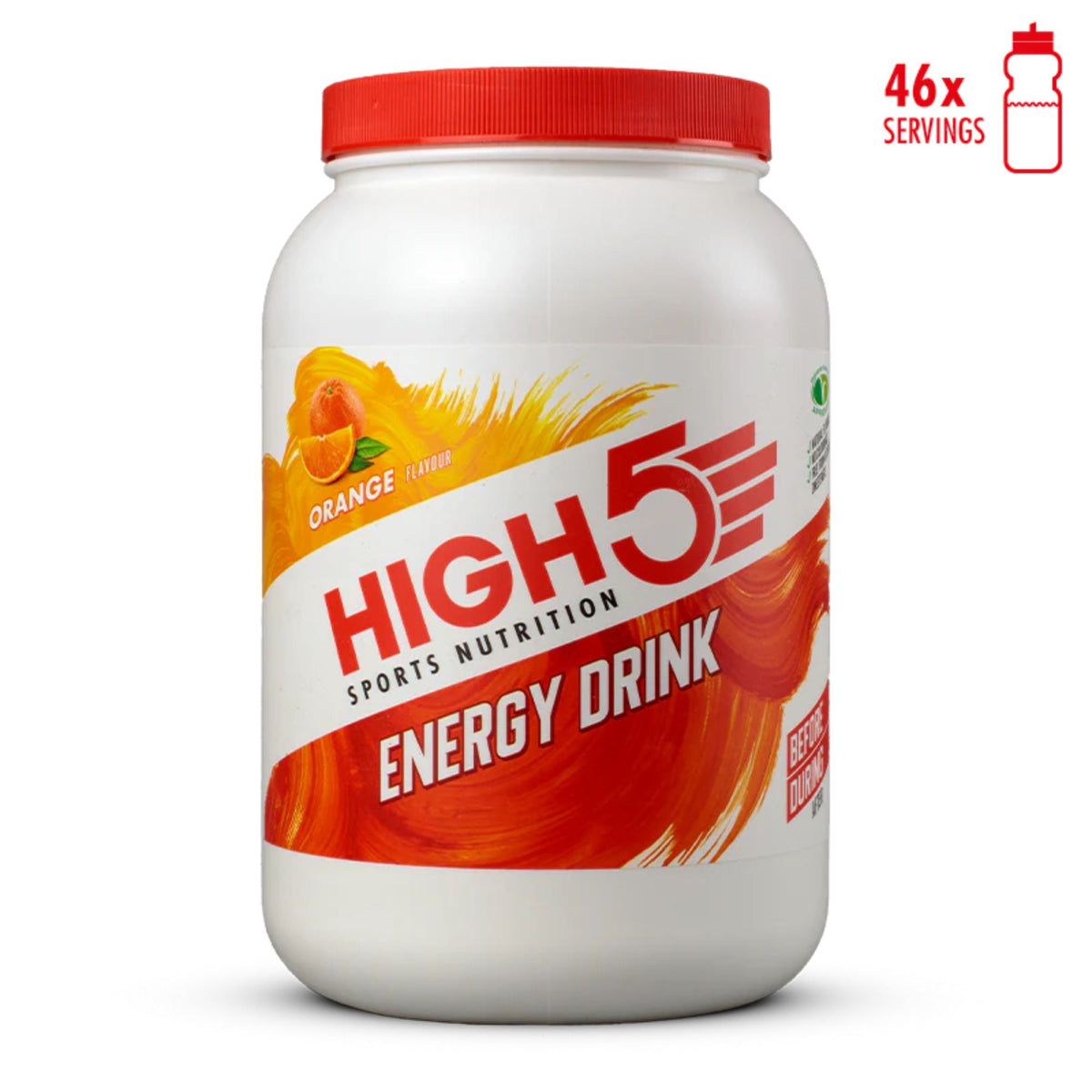 HIGH5 Energy Drink Orange | poudre glucides-électrolytes