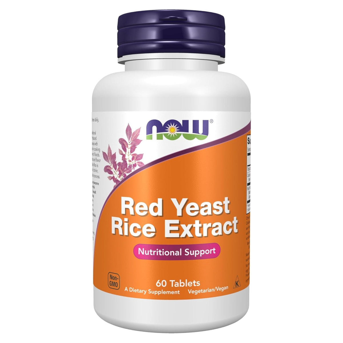 Levure de Riz Rouge 1200 mg extrait 10:1 | 60 comprimés | NOW Foods