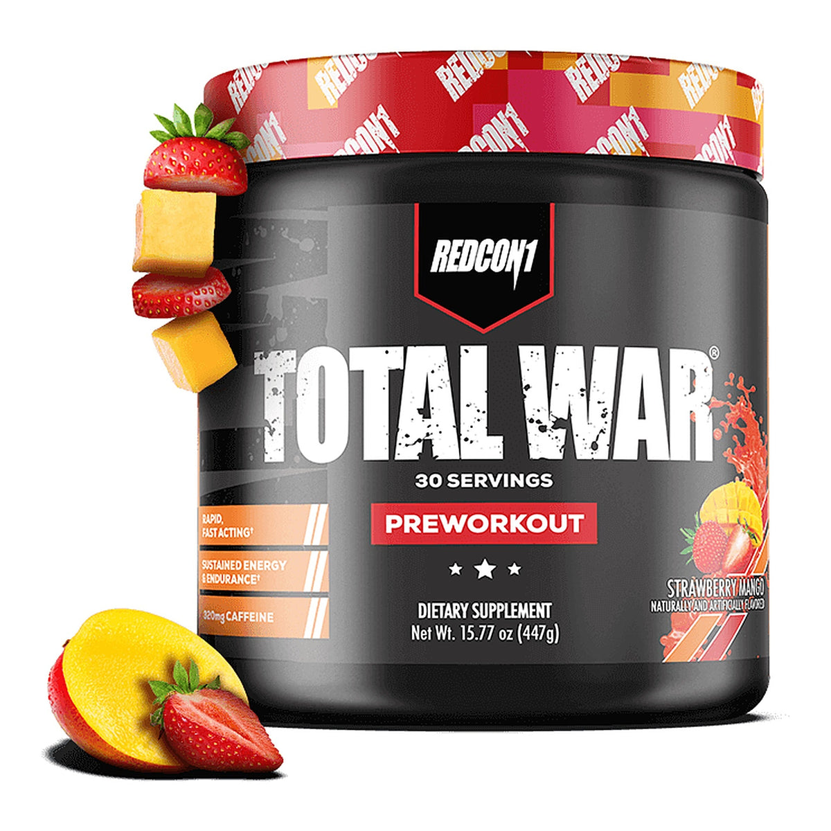 Total War Pré-Workout Strawberry Mango - Redcon1