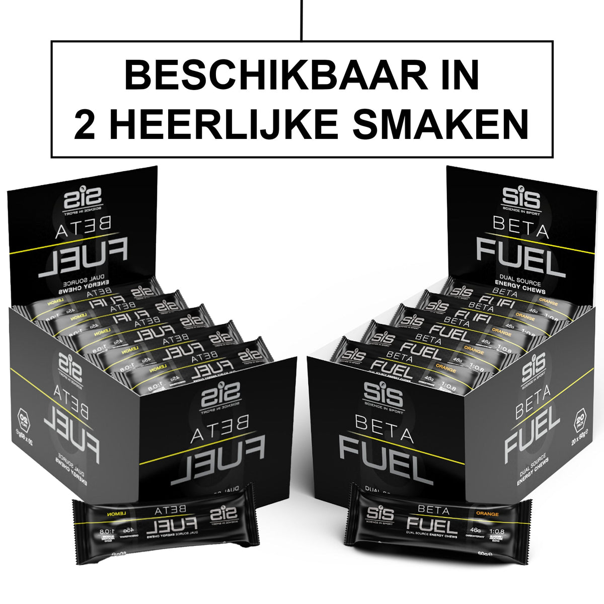 SiS Beta Fuel Energy Chew Bar Citron & Orange