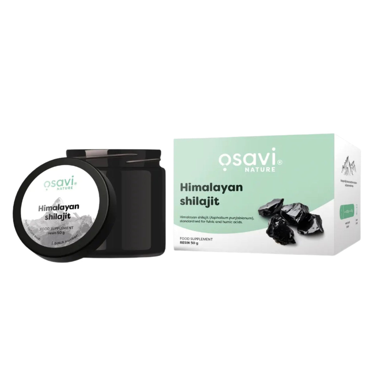 Osavi Himalaya Shilajit 500mg (Asphaltum punjabianum) - résine minérale de 25g | acheter en France