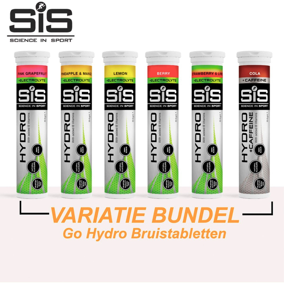 SiS GO Hydro comprimés effervescents pack de 6 mixed