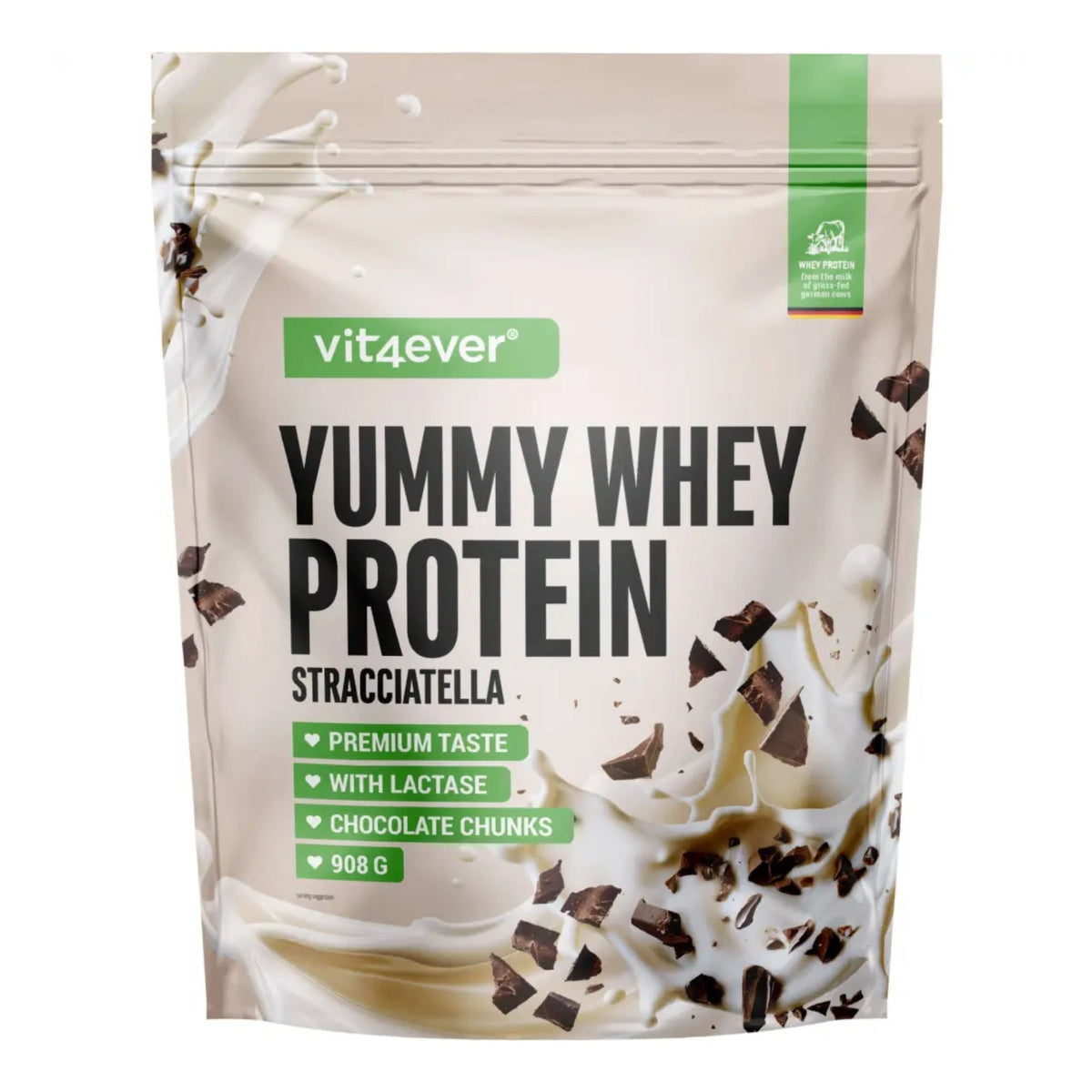 Vit4ever Yummy Whey Protein Stracciatella shake protéiné 908 grammes