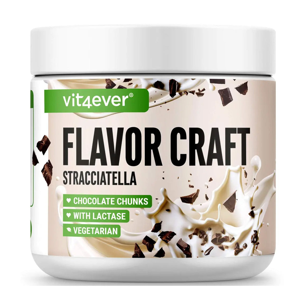 Vit4ever Flavor Craft poudre aromatisée stracciatella 250g | acheter aux Pays-Bas et en Belgique