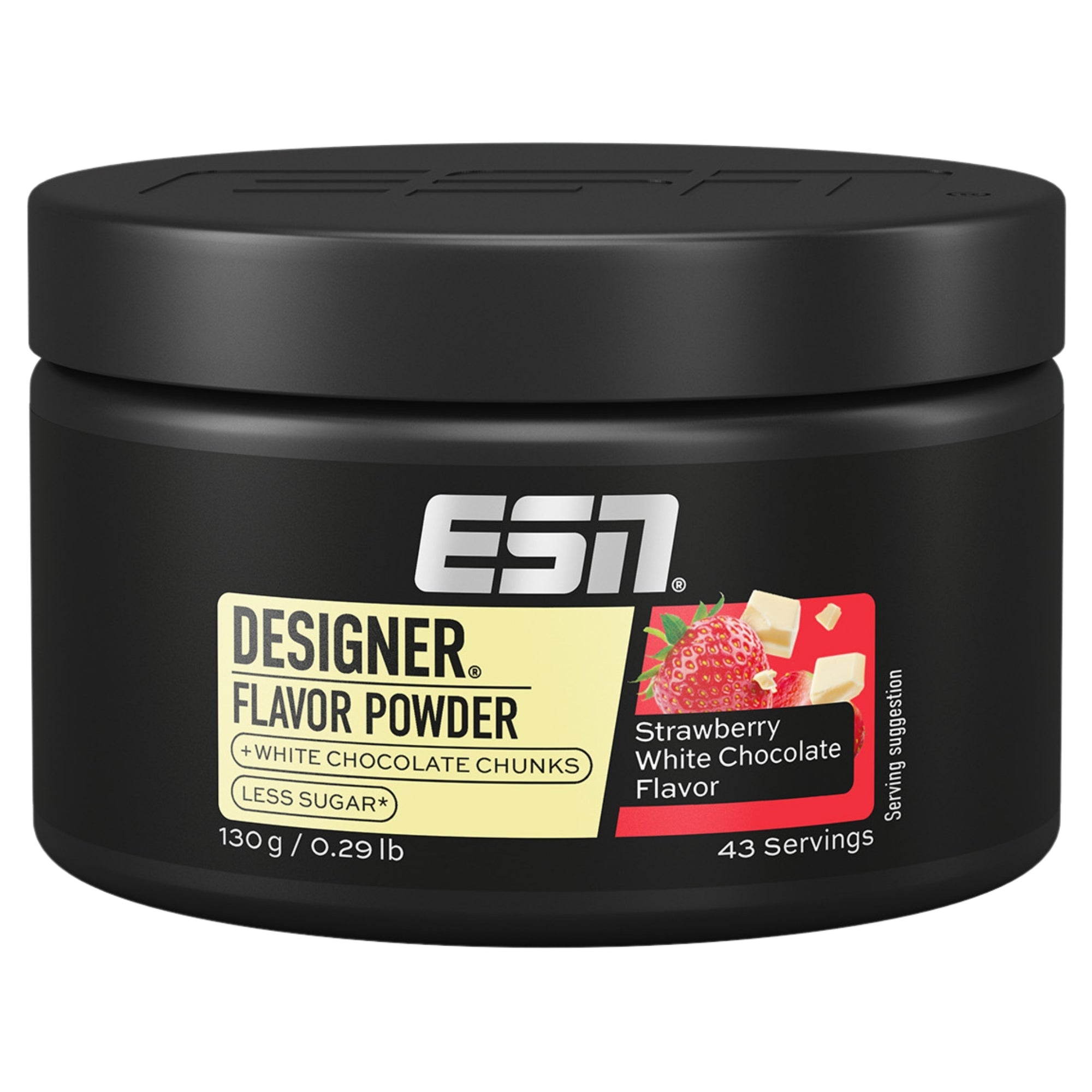 ESN Designer Flavor Powder Strawberry White Chocolate | 130 g | 43 portions