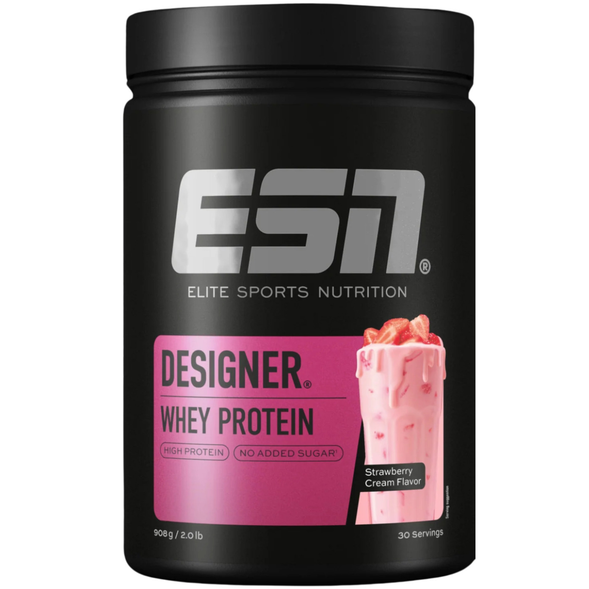 Designer Whey Protein Strawberry Cream | 908 g | ESN